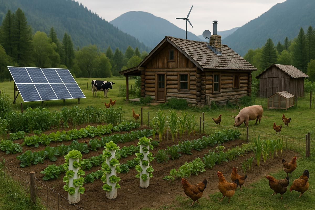 How Much Land Does Is REALLY Take To Feed A Family Of 4?