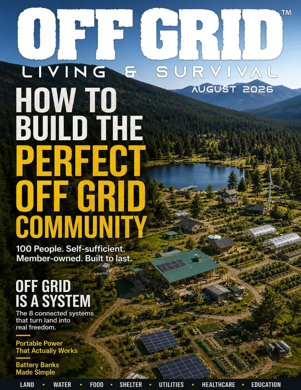 The latest issue of Off Grid Living & Survival Magazine